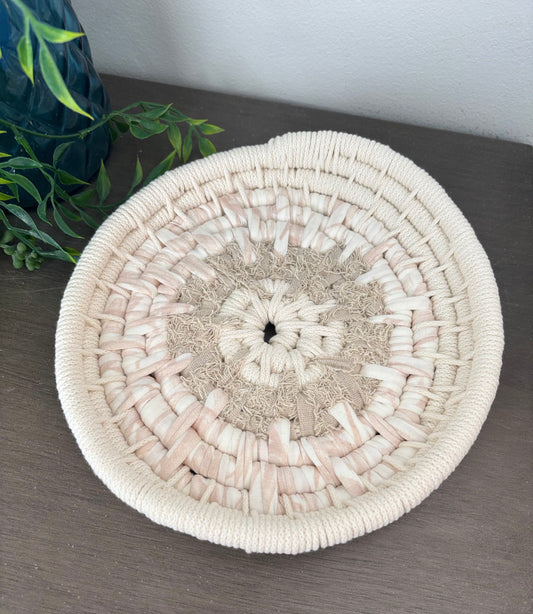 Neutral Coiled Basket