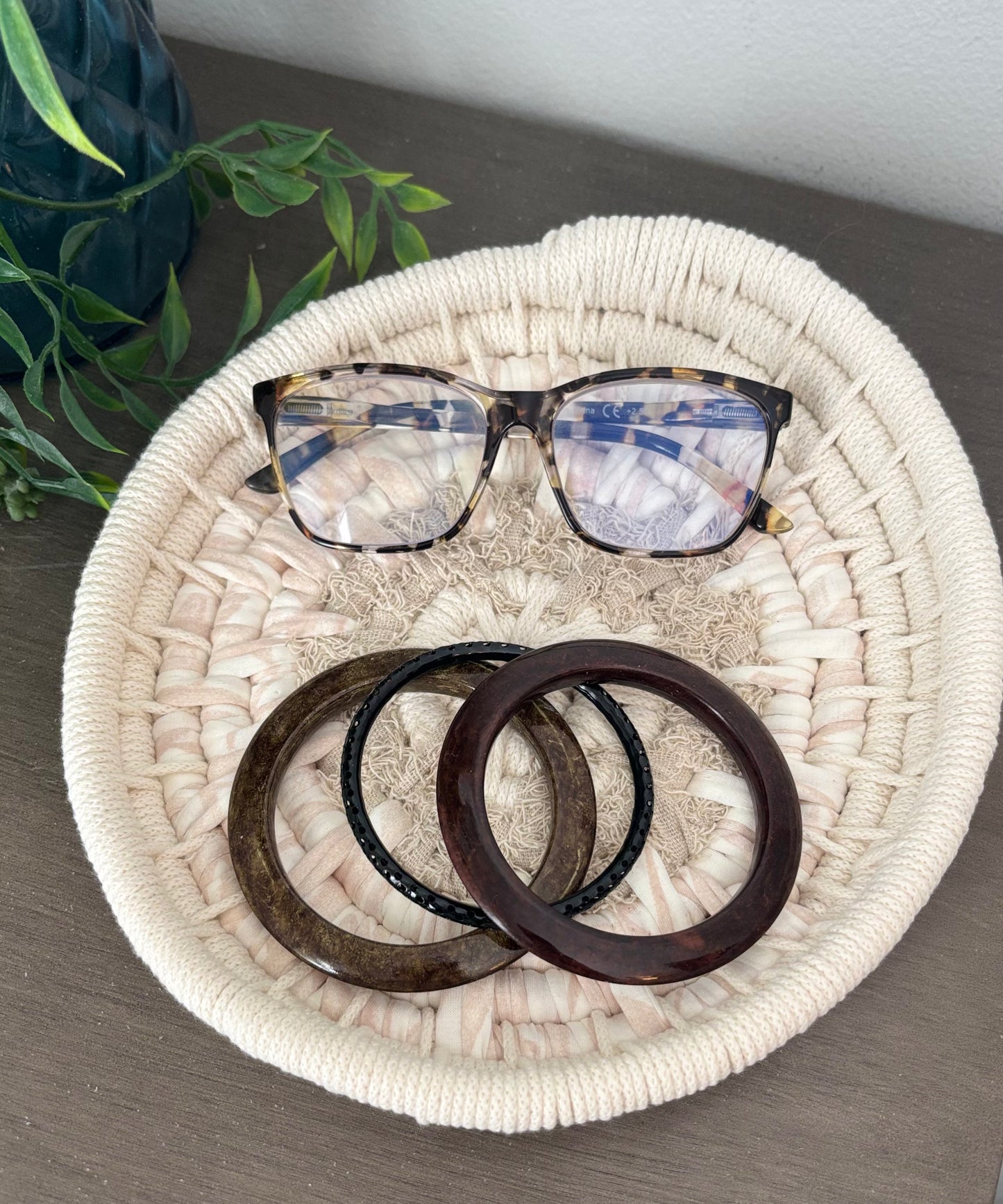 Neutral Coiled Basket