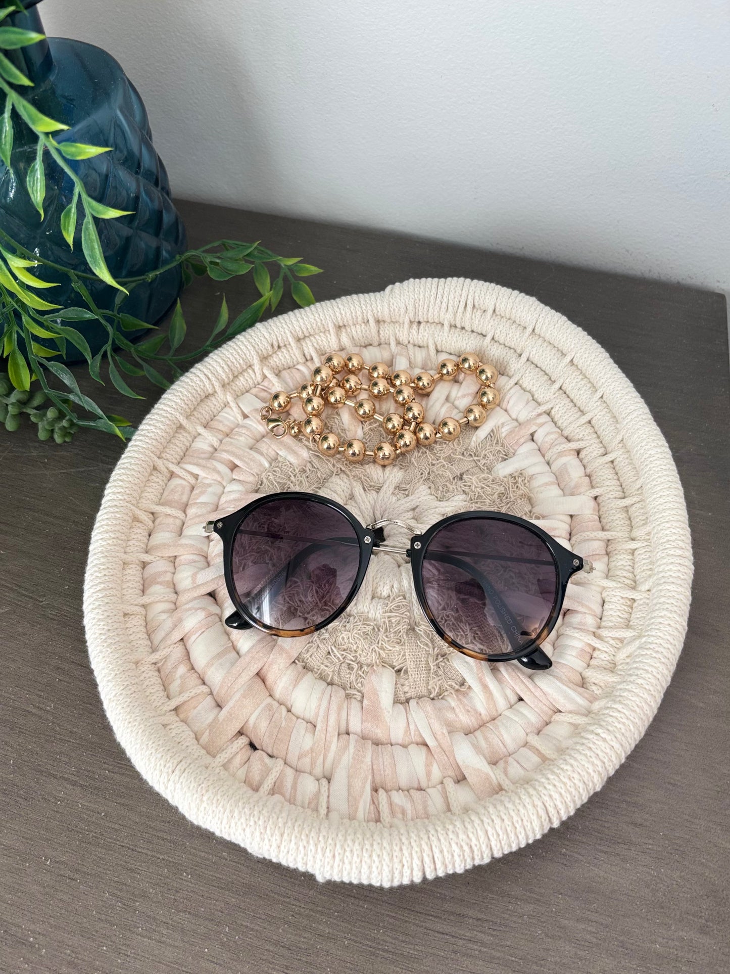 Neutral Coiled Basket